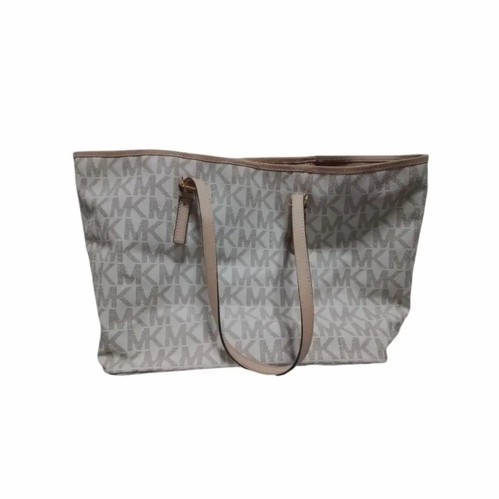 Michael Kors Jet Set Large E/W Top Zip Tote - Vanilla Authentic l